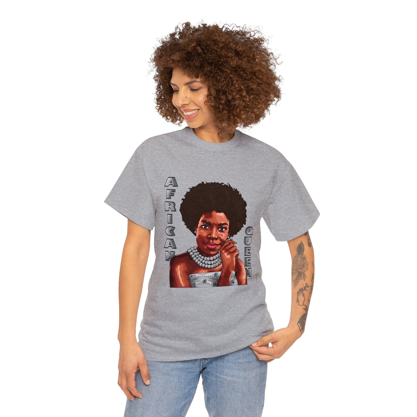 African Queen Heavy Cotton Tee