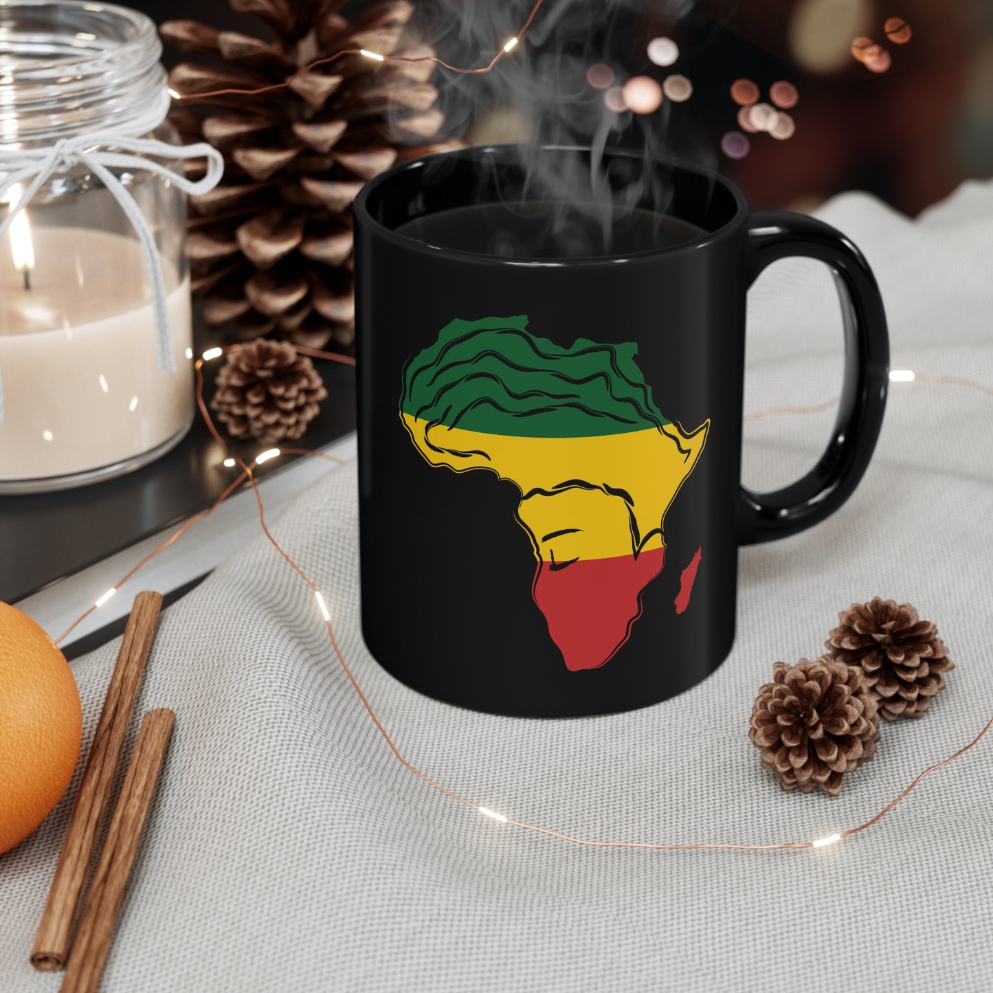 African Woman Black Coffee/Tea Mug11oz