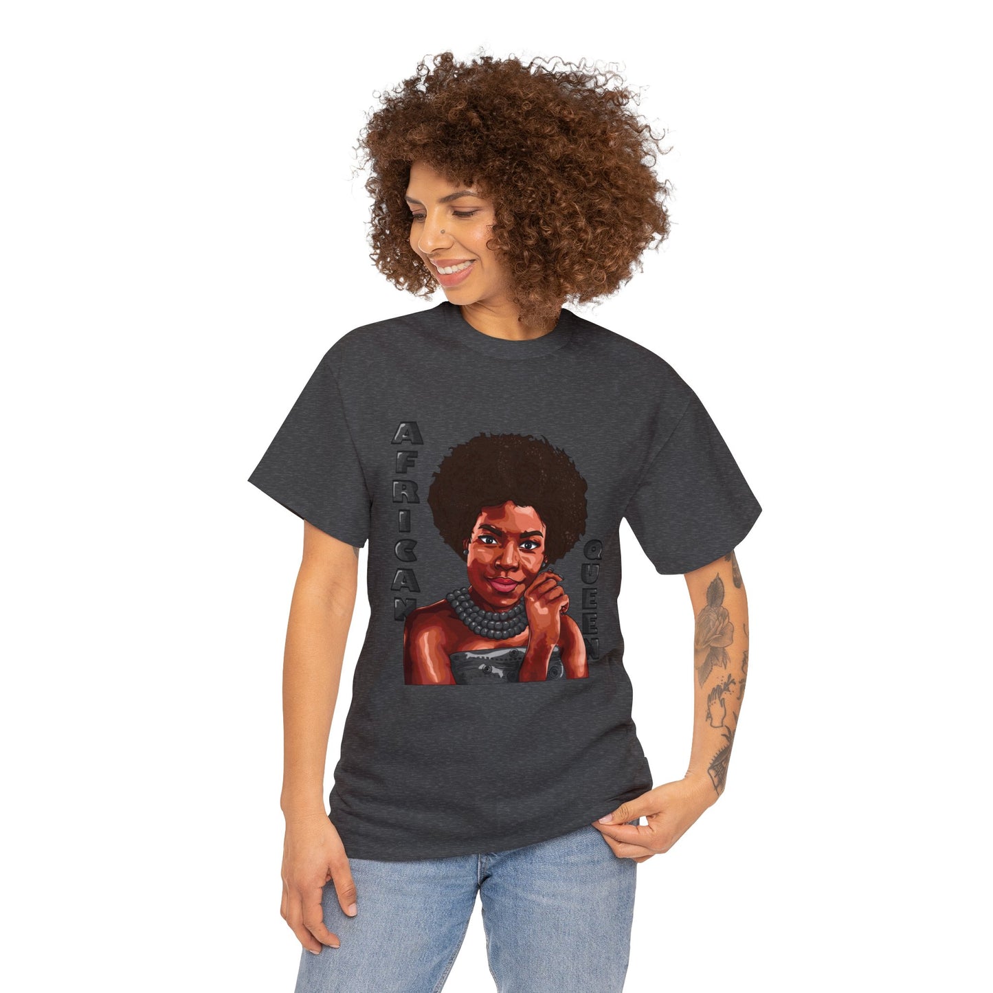 African Queen Heavy Cotton Tee