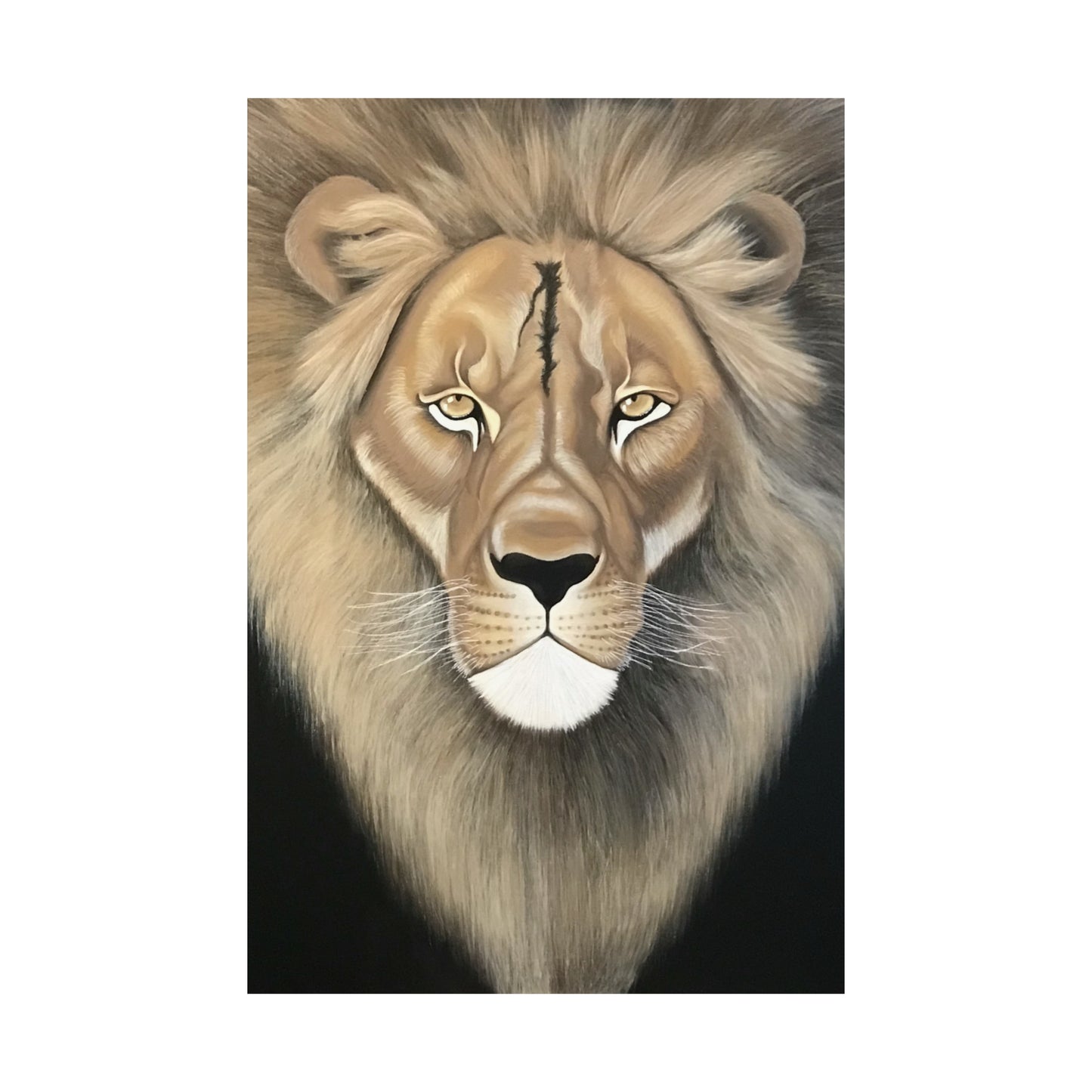 The King of the Jungle Poster Lion Print