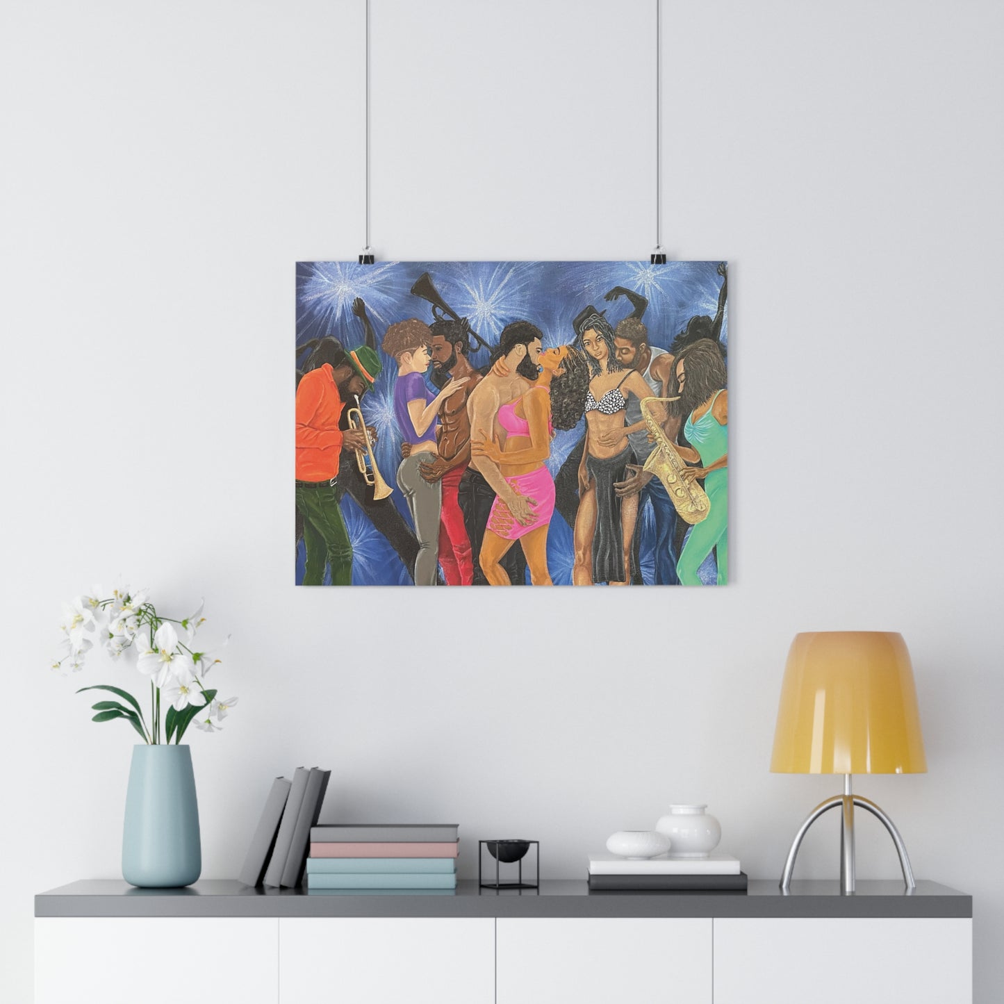 Jazzy Seduction of Dancers Poster Club Print