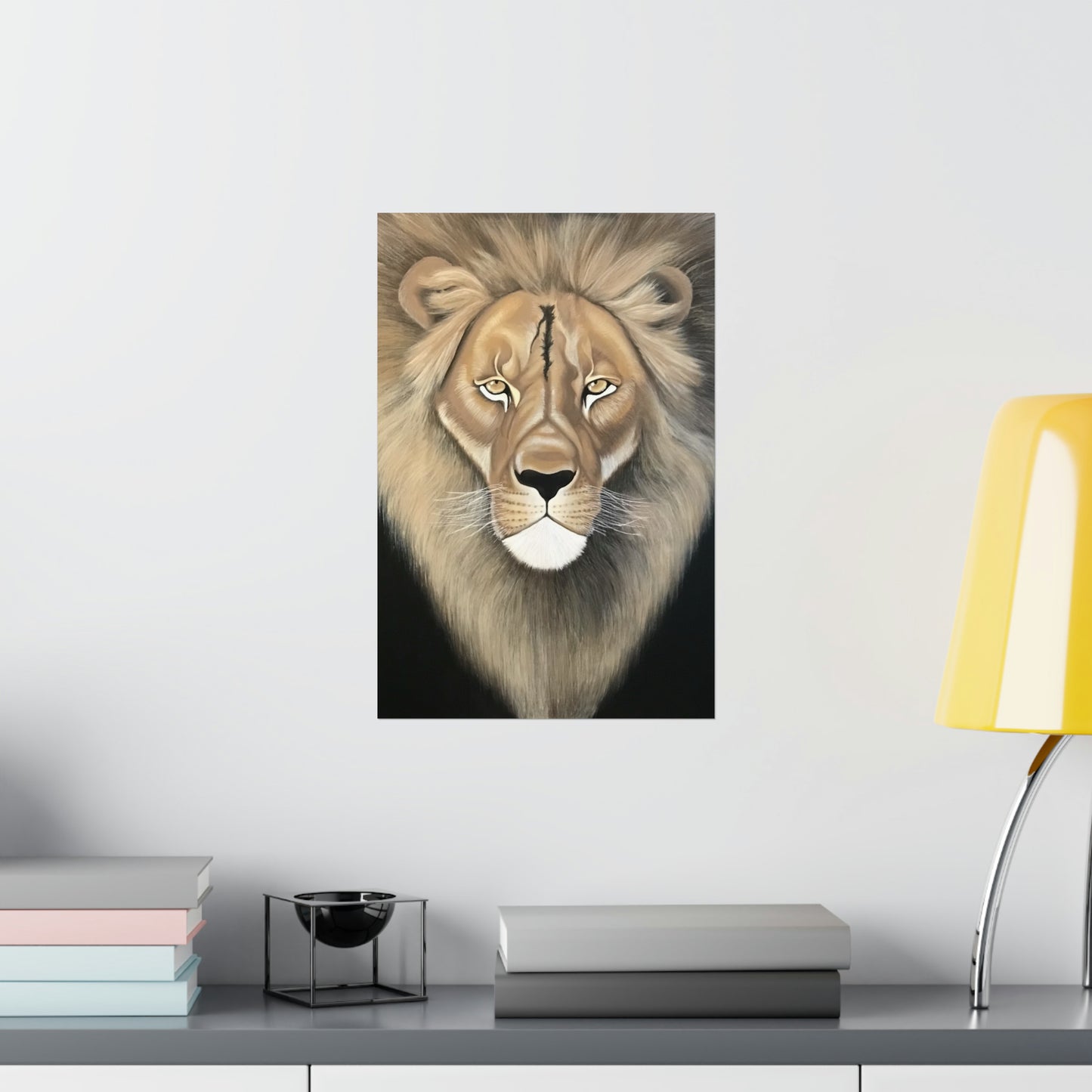 The King of the Jungle Poster Lion Print