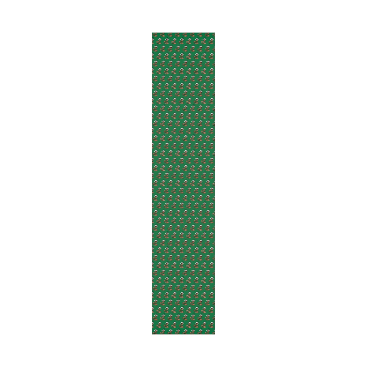 Green African Woman Gift Wrap Papers