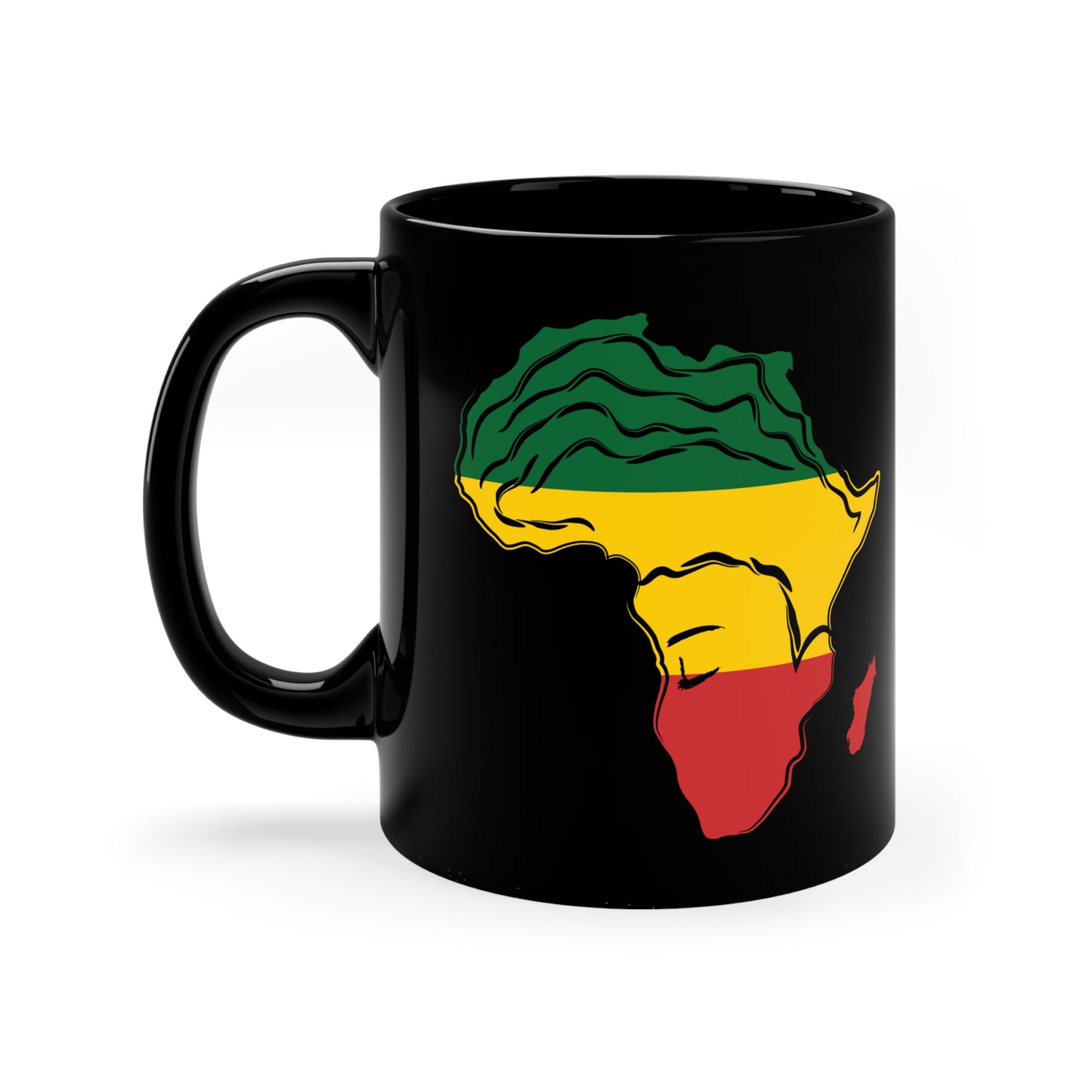 African Woman Black Coffee/Tea Mug11oz