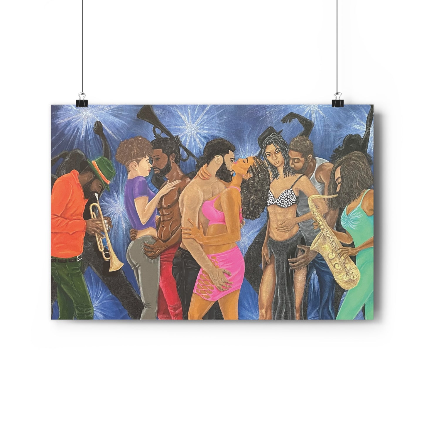 Jazzy Seduction of Dancers Poster Club Print