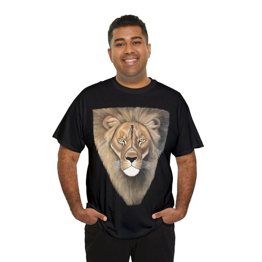 King of the Jungle Short Sleeve Heavy Cotton Lion T-shirt